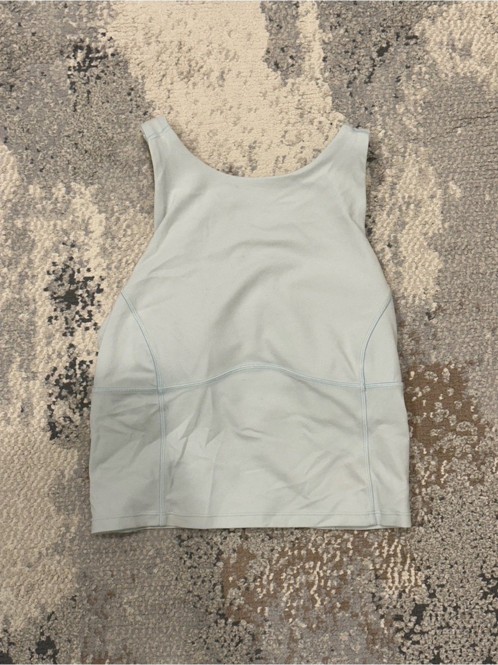 lululemon athletica Pale Blue High-Neck Tank